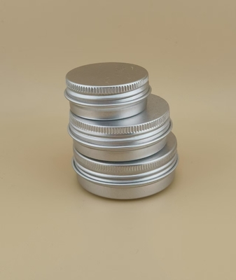 Srebrowy aluminiowy obudowa z śruby K-AB-1 dla kosmetyków