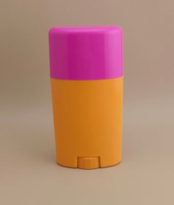 Orange Big Smooth Lip Balm Packaging z różową pokrywą 0802 do szminek