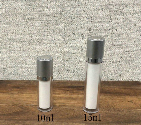 Luksusowa pompa bez powietrza z otwierającym się zamkiem 15 ml 10 Ml Kosmetyczny kwas serum, płyn bez powietrza