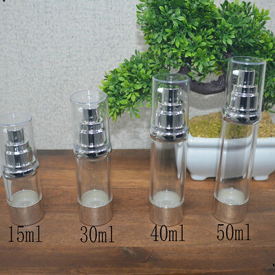 15 ml Pusta 30 ml 50 ml 1 uncja Akrylowa butelka z pompką bezpowietrzną Różowa luksusowa butelka na serum do twarzy