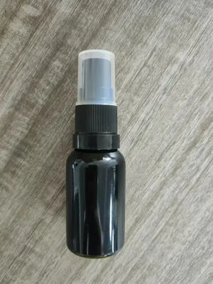 15 ml 30 ml 50 ml 100 ml Pompka natryskowa z zabezpieczeniem przed manipulacją z czarną szklaną butelką