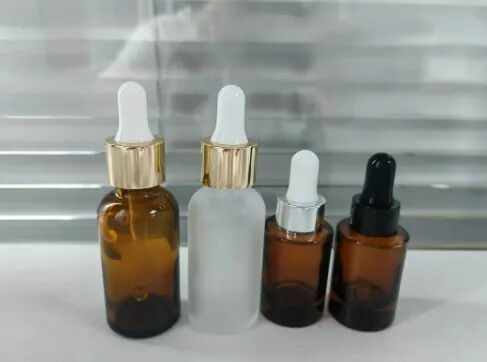 Przejrzystość Luxury Empty Glass Dropper Bottle Skin Care Oil Dropper Bottle