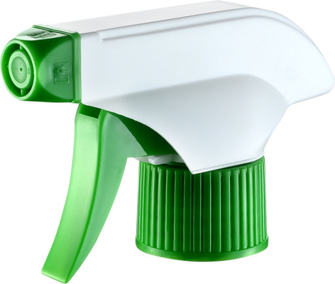 Szczelny zielony spray spustowy 28 mm, spray z głowicą spustową zapobiegającą rozlewaniu