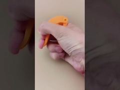 Pomarańczowy plastikowy mini-pryskawka K601-1 do fryzjera