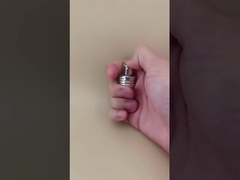 Osobisty srebrny aluminiumowy guzik Kręciorek do rozpylania K405-1 do perfum