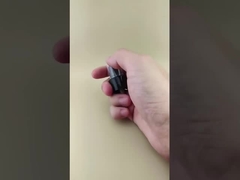 Czarna plastikowa pompka do kremu, certyfikat K701-1, do butelek kosmetycznych