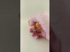 Nowy design, stopniowa zmiana, przezroczysta, pomarańczowa, gładka szklana butelka K-GBL30 do moczenia lotionu