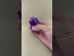 Nowy projekt Stopniowa zmiana Jasna fioletowa gładka butelka szklana K-GBL30 na balsam do namoczenia