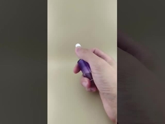 Nowy design Przezroczysty Stopniowa Zmiana Przezroczysty Fioletowy Gładka Butelka z Kroplomierzem K-GBL30 do Esencji