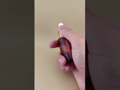 Nowy design, przezroczysta, jasnobrązowa butelka z zakraplaczem, żłobiona K-GBL30 do esencji