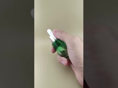 Nowy projekt Jasna stopniowa zmiana ciemnozielona gładka butelka kroplówkowa K-GBL30 dla esencji