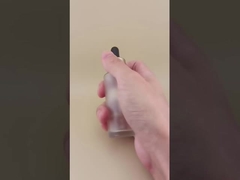 Nowy projekt jasna maty okrągła butelka kroplówkowa do balsamów