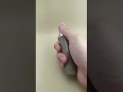 Nowy design brązowa gładka okrągła długa butelka z zakraplaczem K-GBL30 do esencji