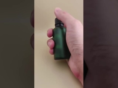 Delikatny projekt Jasna ciemnozielona butelka do kropli dla esencji