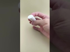 Białe Małe Owalne Gładkie Opakowanie Błyszczyka do Szminek