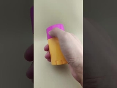 Orange Big Smooth Lip Balm Packaging z różową pokrywą 0802 do szminek