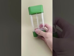 Przejrzysty płynny balsam do ust z zieloną pokrywą 2315 do szminek