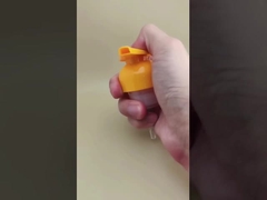 Delikatny design pomarańczowej plastikowej pompy pianotwórczej do butelek szamponu