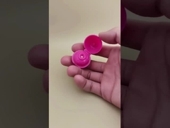 Mała, gładka, kulista pokrywka Rose Plastic do butelek kosmetycznych