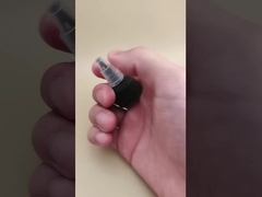 Czarna plastikowa czubkowa czapka do butli farbowych