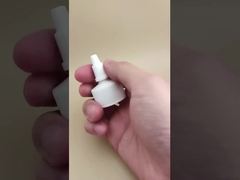 Biała plastikowa czapka żelazowa z żebrami do butli farbowych