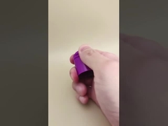 Piękny projekt fioletowy plastikowy okrągły gładka czapka do butelek kosmetycznych