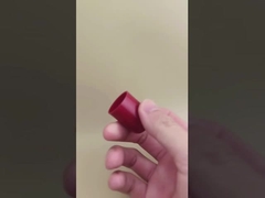 Ładny projekt czerwone plastikowe pokrywki do butli do pielęgnacji skóry