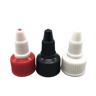 K905-2 Twist Top Plastikowa nasadka Odporna na alkalia, nadająca się do recyklingu Szczelna