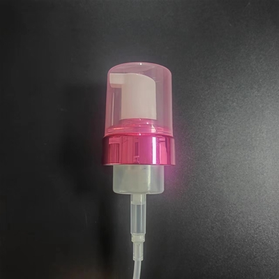 K515 Shiny Pink PE Niekapiąca pompka do mydła w płynie z nakrętką