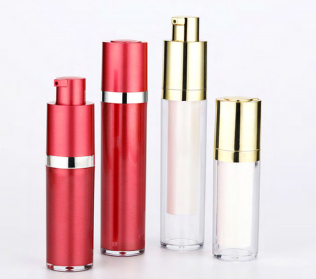 Plastic PP Empty 10ml 15ml Kosmetyczna bezpowietrzna pompa
