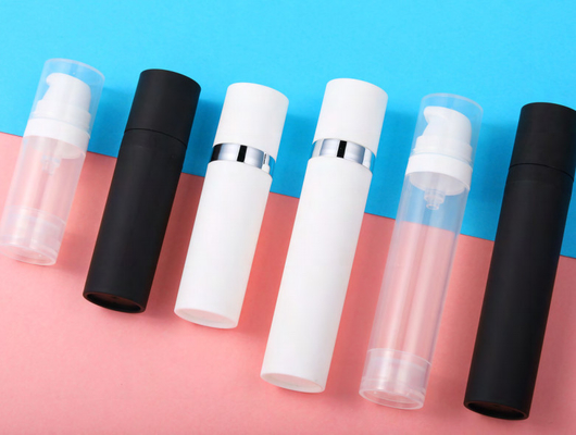 Plastic PP Empty 10ml 15ml Kosmetyczna bezpowietrzna pompa