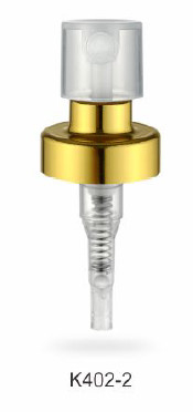 Praktyczna złota bezkręgowa pompa perfum, K402-2 0,13cc głowica perfumy