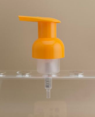 Delikatny design pomarańczowej plastikowej pompy pianotwórczej do butelek szamponu