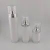Luksusowy 30 ml powtórnie wypełniający się plastikowy spray kosmetyczny serum balsam acrylowy bezpowietrzna butelka pompowa