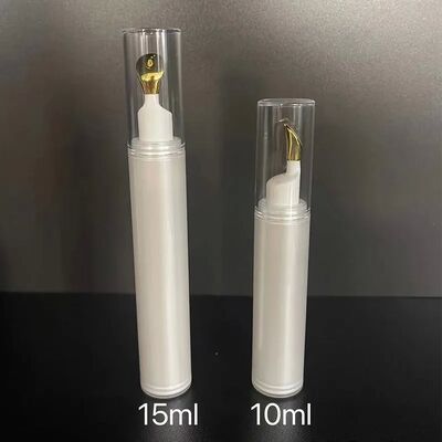10 ml 15 ml mini butelka pompy bez powietrza PP plastikowy serum do oczu krem bez powietrza butelka
