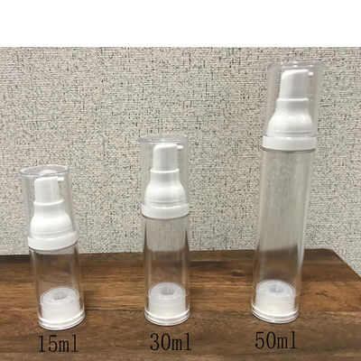 Kosmetyczna butelka z pompą bez powietrza 15 ml 30 ml 50 ml Skręć plastikową butelkę z pompą bez powietrza