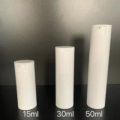 Luxury Custom White Matt Twist Airless Pump Bottle 30ml Plastic Pump Bottle z głowicą ABS
