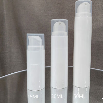 Luxury Custom White Matt Twist Airless Pump Bottle 30ml Plastic Pump Bottle z głowicą ABS