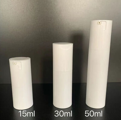 Luxury Custom White Matt Twist Airless Pump Bottle 30ml Plastic Pump Bottle z głowicą ABS