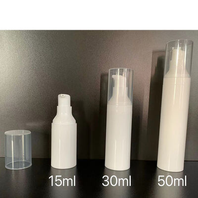 Luxury Custom White Matt Twist Airless Pump Bottle 30ml Plastic Pump Bottle z głowicą ABS