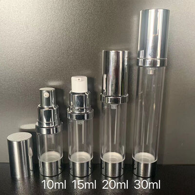 30 ml butelka bez powietrza z plastikowego PP okrągłego cylindru
