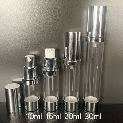 30 ml butelka bez powietrza z plastikowego PP okrągłego cylindru