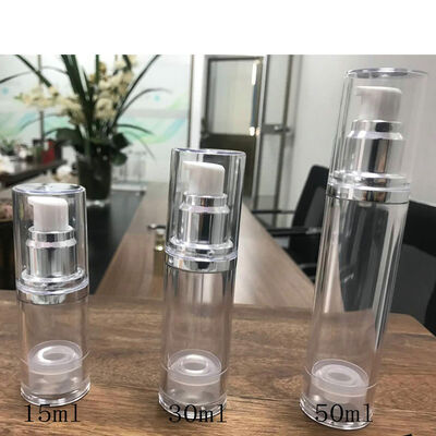 5 ml 10 ml 15 ml Biały Różowy Błękitny Czarny Bezpowietrzny Pompa Losowa Butelka PP Bezpowietrzna Kosmetyka Podróż Luksusowa Butelka Bezpowietrzna