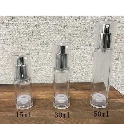 5 ml 10 ml 15 ml Biały Różowy Błękitny Czarny Bezpowietrzny Pompa Losowa Butelka PP Bezpowietrzna Kosmetyka Podróż Luksusowa Butelka Bezpowietrzna