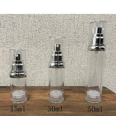 5 ml 10 ml 15 ml Biały Różowy Błękitny Czarny Bezpowietrzny Pompa Losowa Butelka PP Bezpowietrzna Kosmetyka Podróż Luksusowa Butelka Bezpowietrzna