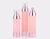 80/100 ml Slik- Screen Printing Clear Serum Bottle with Pump Sprayer
