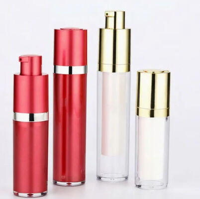 Plastic PP Empty Cosmetic Airless Pump Lotion Serum Flask K25-1 10 ml 15 ml