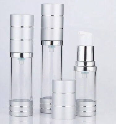 Plastic PP Empty Cosmetic Airless Pump Lotion Serum Flask K25-1 10 ml 15 ml