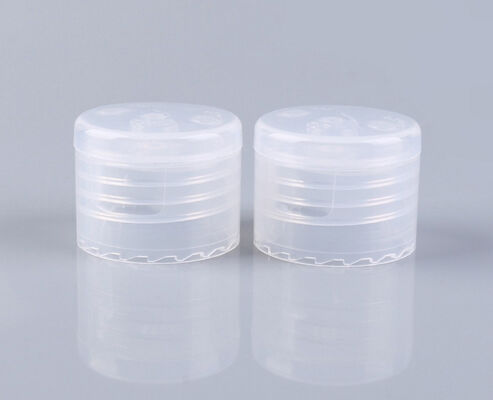 Gładka powierzchnia pokrywa butelki 24 28 mm Squeeze butelka szamponu plastikowa Flip Cap