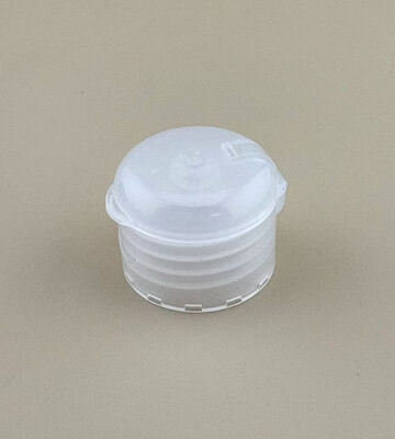 Biały zakręt butelki kosmetycznej 28 mm zakręt butelki plastikowy okrągły do płynu do mycia rąk